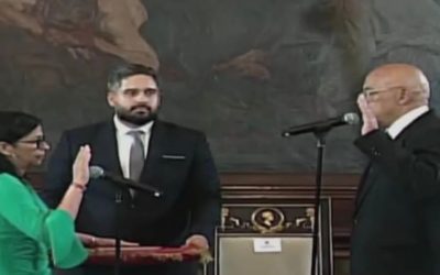 Delcy Rodríguez es investida como presidenta encargada de Venezuela