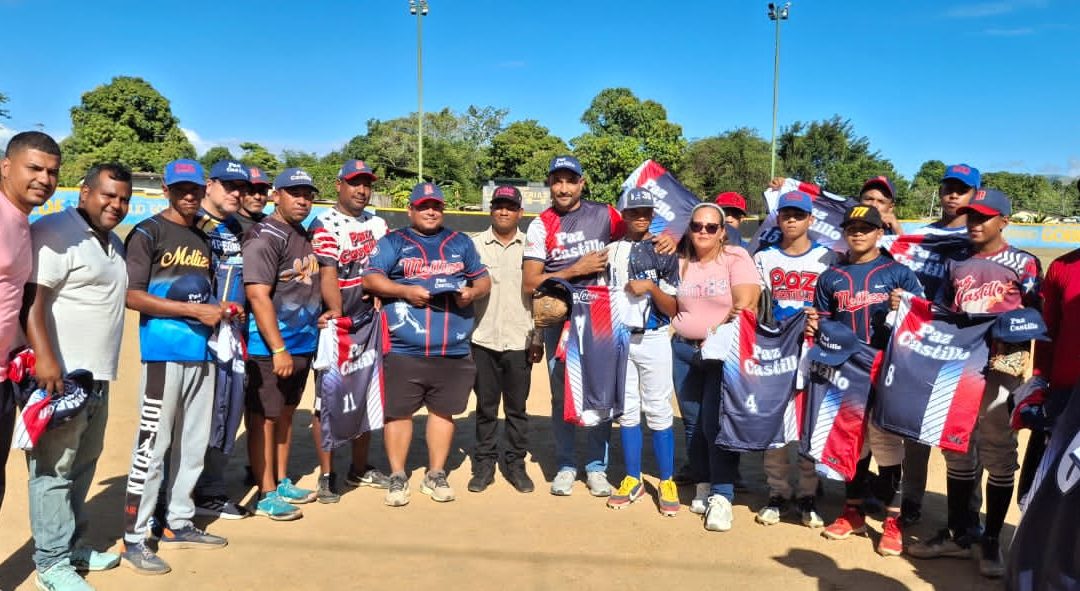 Dotaron con uniformes a 180 peloteros luciteños rumbo al Zonal de Beisbol Menor de Valles del Tuy