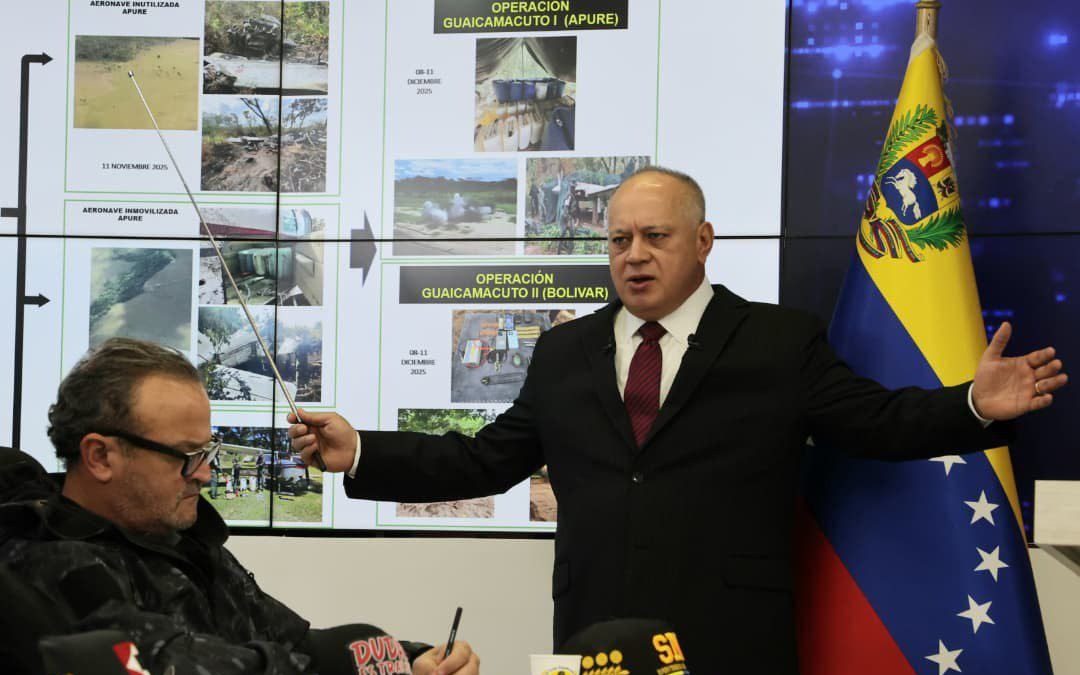 Diosdado Cabello: Hemos decomisado 7.148 kilos de droga en lo que va de enero