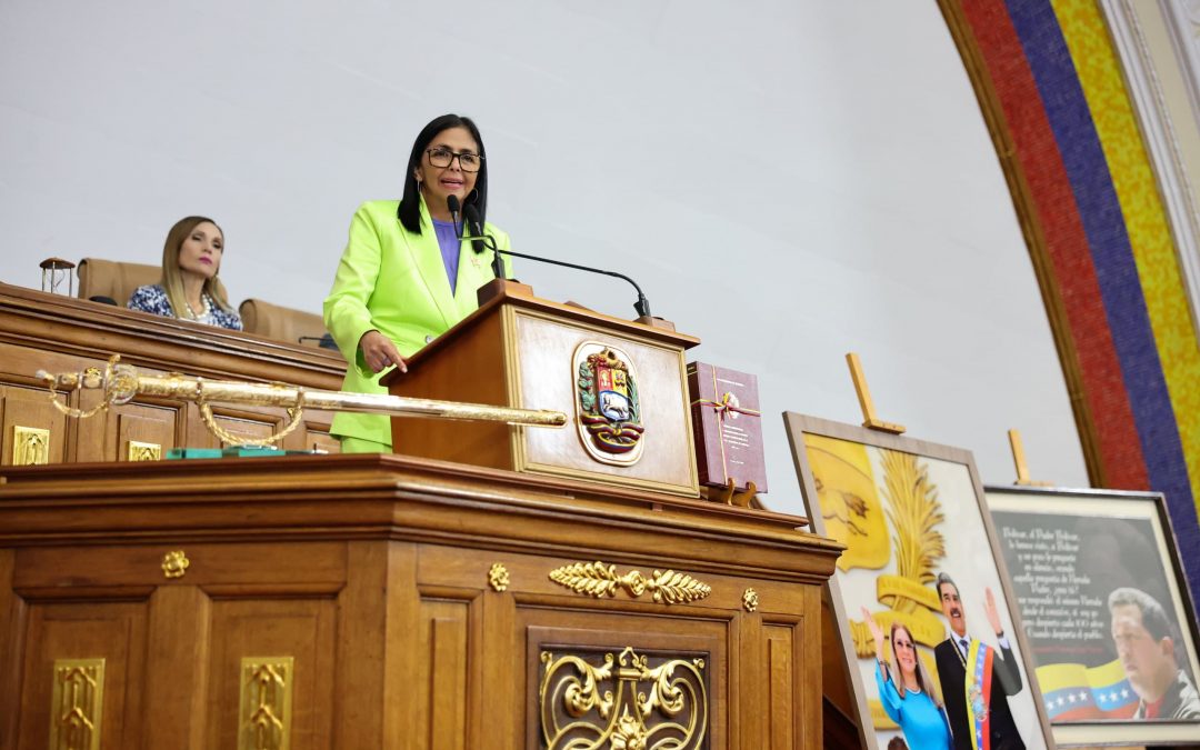 Presidenta encargada Delcy Rodríguez llama a la unión de todos los venezolanos