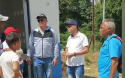 Inspeccionan avances de construcción de estación de bombeo en comuna Julia Durán
