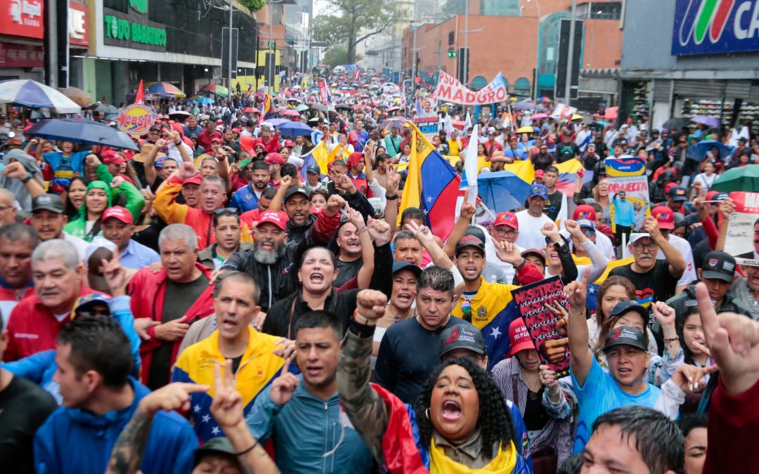 Pueblo mirandino desbordó las calles de Caracas en exigencia de la libertad de Nicolás Maduro y Cilia Flores