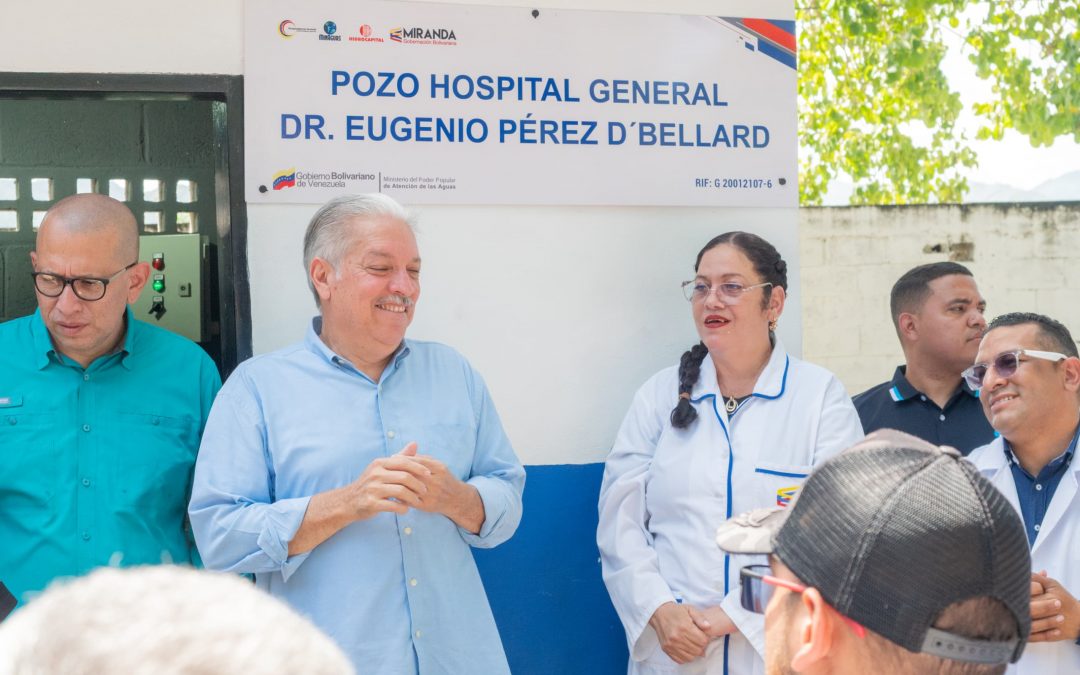Nuevos pozos de agua potable rehabilitados en Guatire beneficiarán a más de 20.000 habitantes