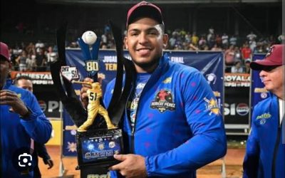 Pelotero mirandino es homenajeado tras coronarse como el MVP de la LVBP