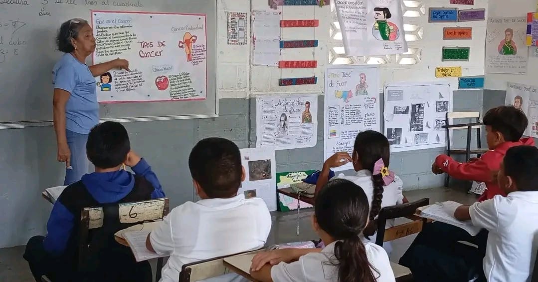 Promueven prevención del cáncer en escuelas de Santa Teresa del Tuy