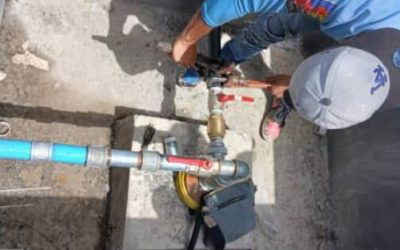 Iniciaron instalación de 300 metros de tubería para pozo de agua en El Winche