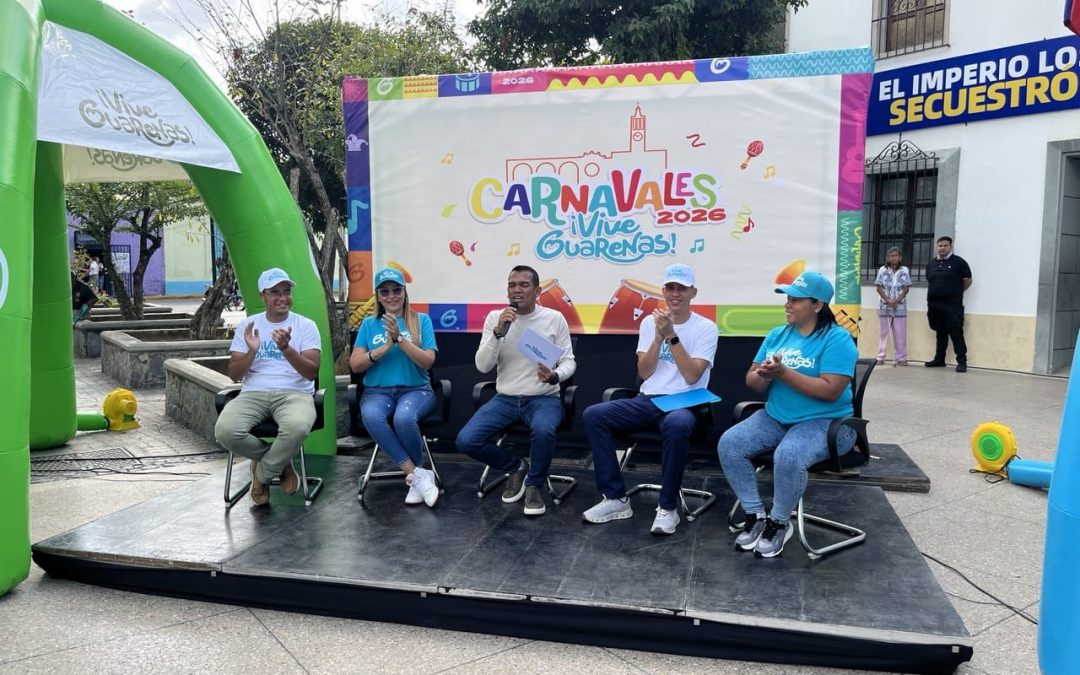 Guarenas se viste de fiesta con operativo “Carnavales Vive 2026”