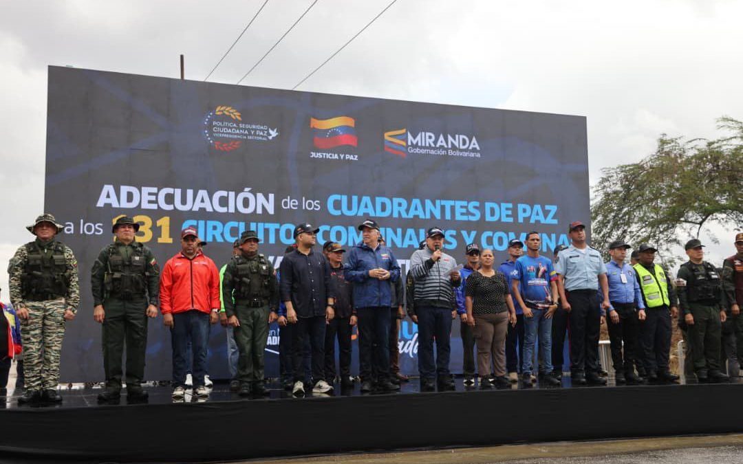 Miranda activa 131 Cuadrantes de Paz en los Valles del Tuy