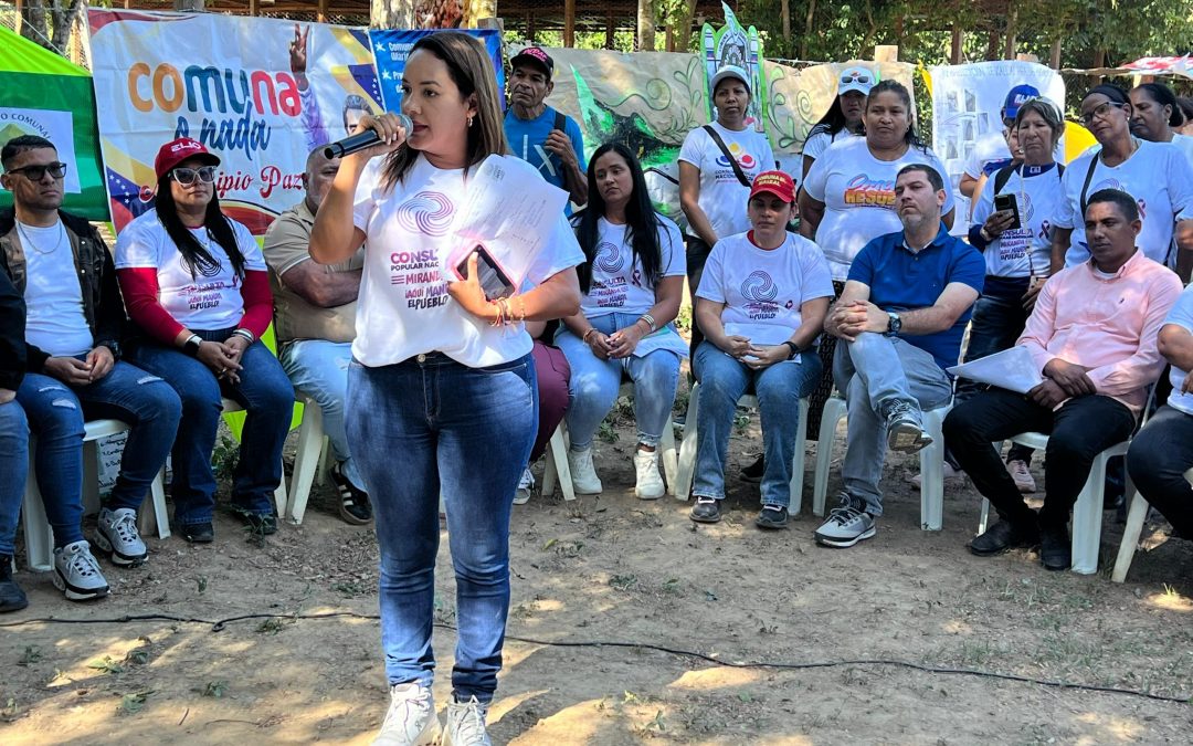 Mujer mirandina asume la vanguardia de la Consulta Popular Nacional en Paz Castillo
