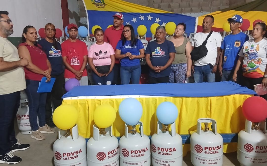 Fortalecen servicios públicos en Cristóbal Rojas con la entrega de 242 cilindros de gas