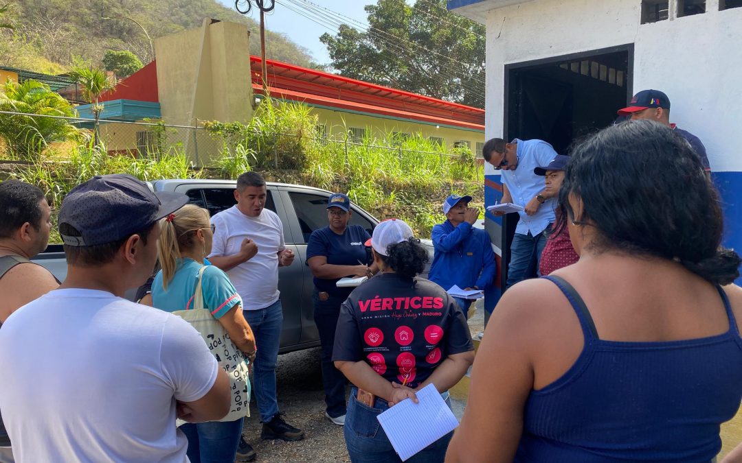 Inspeccionan avances de proyectos de infraestructura hídrica en comunidades barloventeñas