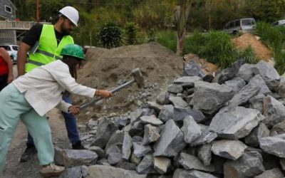 Construyen nuevo muro de contención en sector La Guadalupe del municipio Carrizal