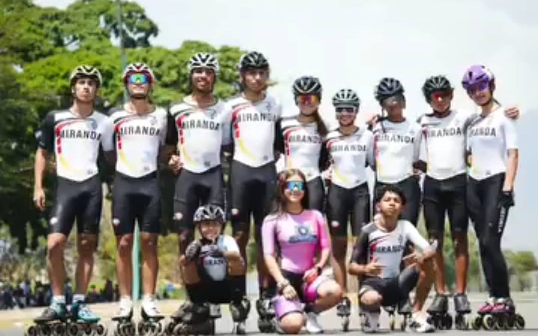Miranda brilló en la Primera Válida Nacional de Patinaje de Velocidad 2026
