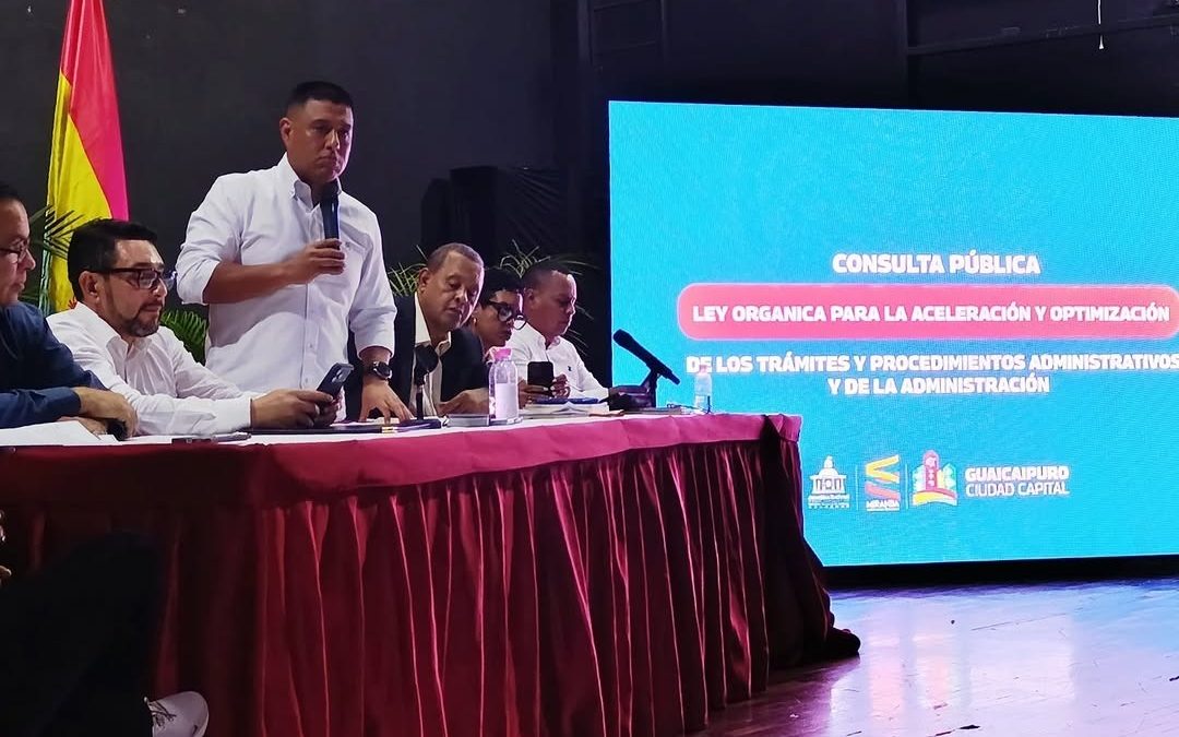 Miranda se suma a consulta pública de Ley para optimizar trámites administrativos
