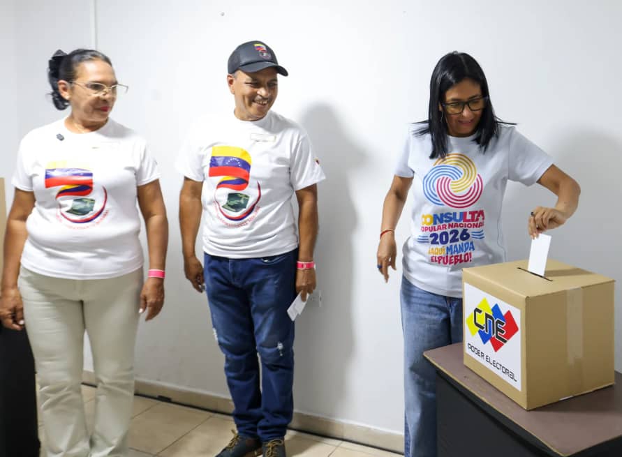 Presidenta encargada de Venezuela invita a venezolanos a participar en Consulta Popular Nacional 2026
