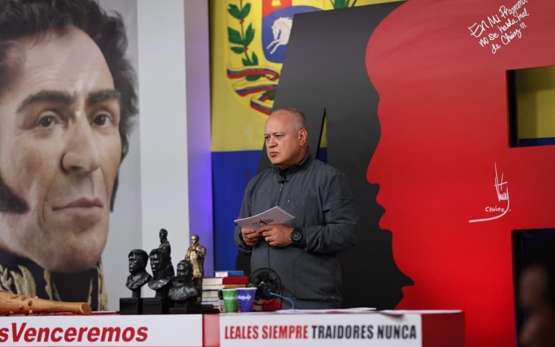 Cabello cuestiona agenda internacional de María Corina Machado y montaje de la derecha