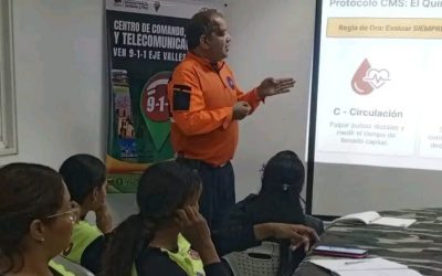 Paramédicos del Tuy se forman en atención prehospitalaria