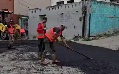 En Guaicapuro se han colocado 1.150 toneladas de asfalto en primer trimestre de 2026