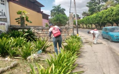 Intensifican jornadas de limpieza en Paz Castillo para prevenir incendios forestales