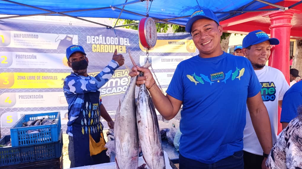 Gobierno de Miranda desplegó operativo “Venezuela Come Pescado” en Guarenas y Guatire