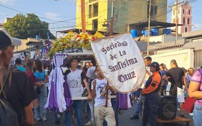 Ocumare del Tuy celebró inédito encuentro de sus Nazarenos