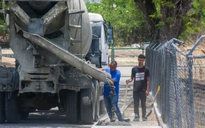 Construyen más de 400 metros de aceras en Ocumare del Tuy