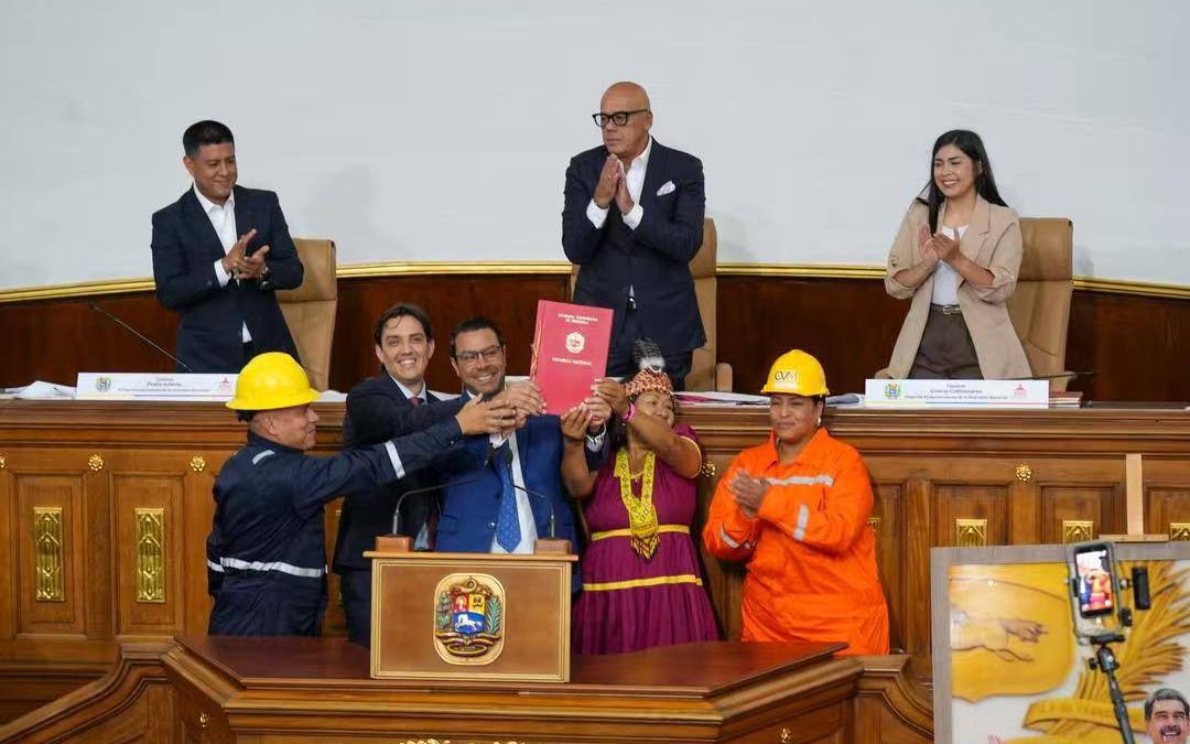 Presidenta (E) Delcy Rodríguez agradece  aprobación de nueva Ley Orgánica de Minas