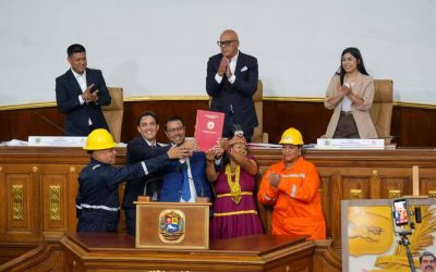 Presidenta (E) Delcy Rodríguez agradece  aprobación de nueva Ley Orgánica de Minas