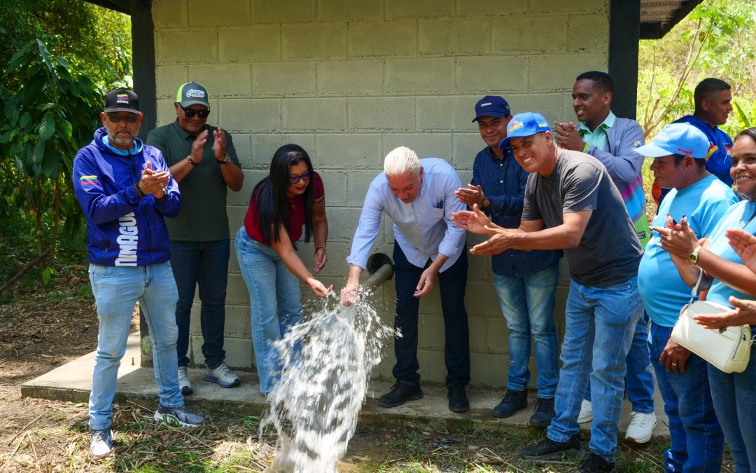 Activan pozos y estación de bombeo en Charallave