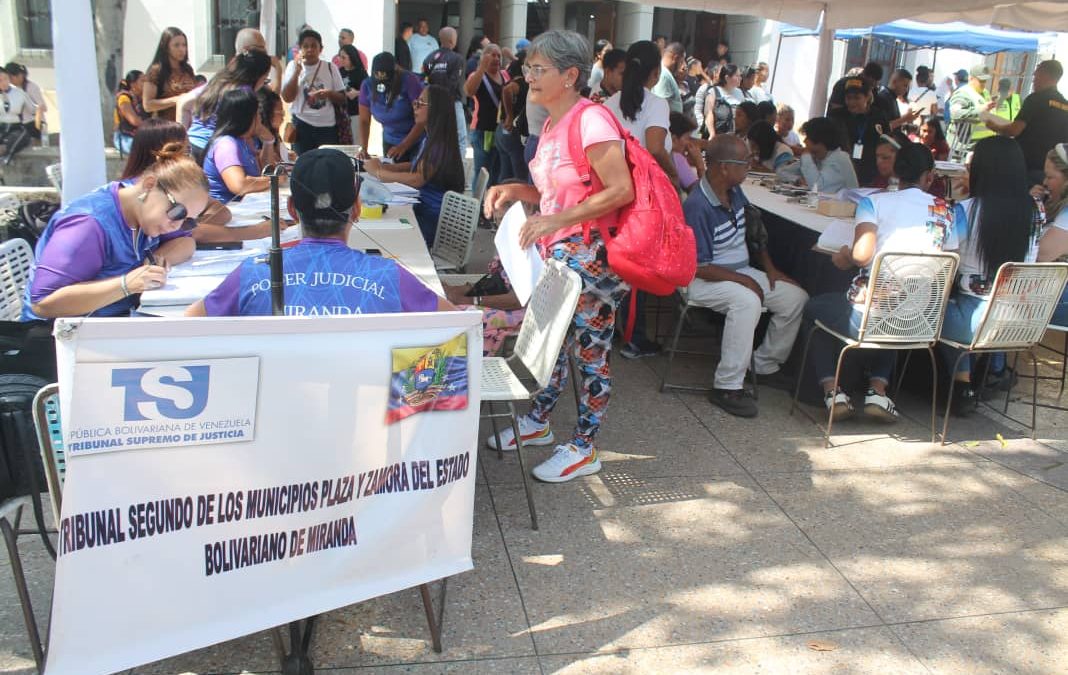 Tribunal Móvil ha atendido a 9 mil mirandinos durante jornadas