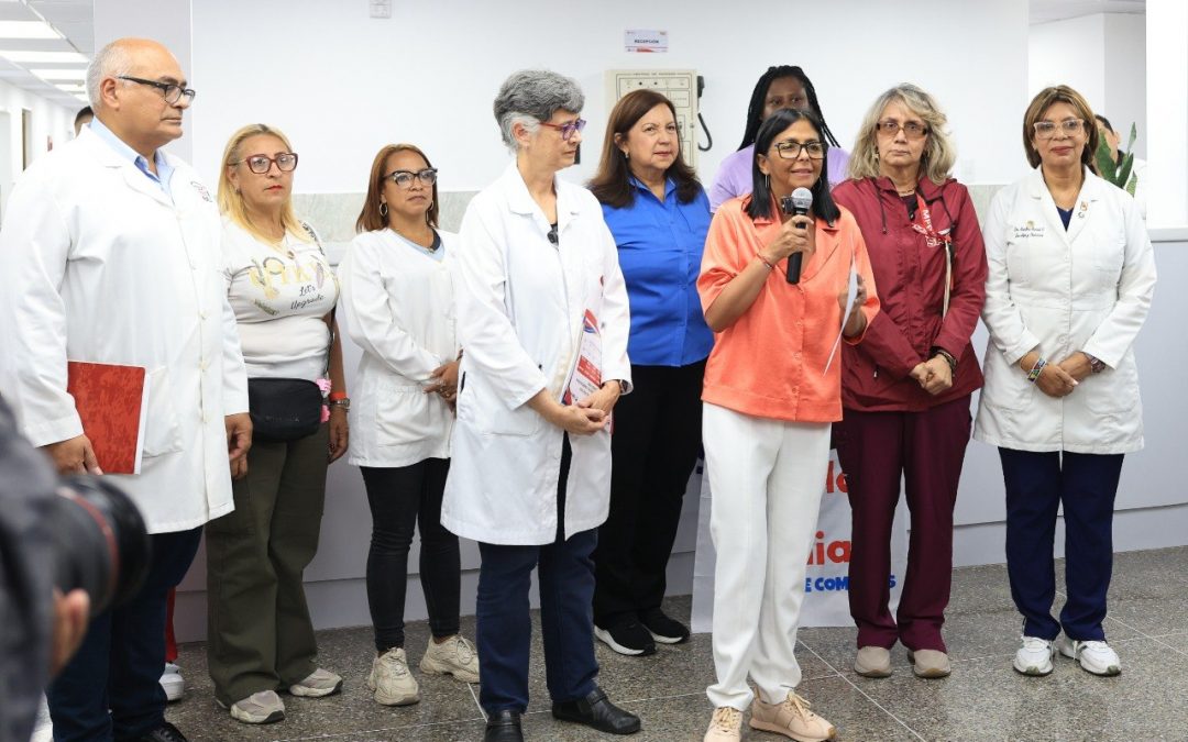 Delcy Rodríguez: Sistema de Salud público debe responder al Plan de Salud 2026