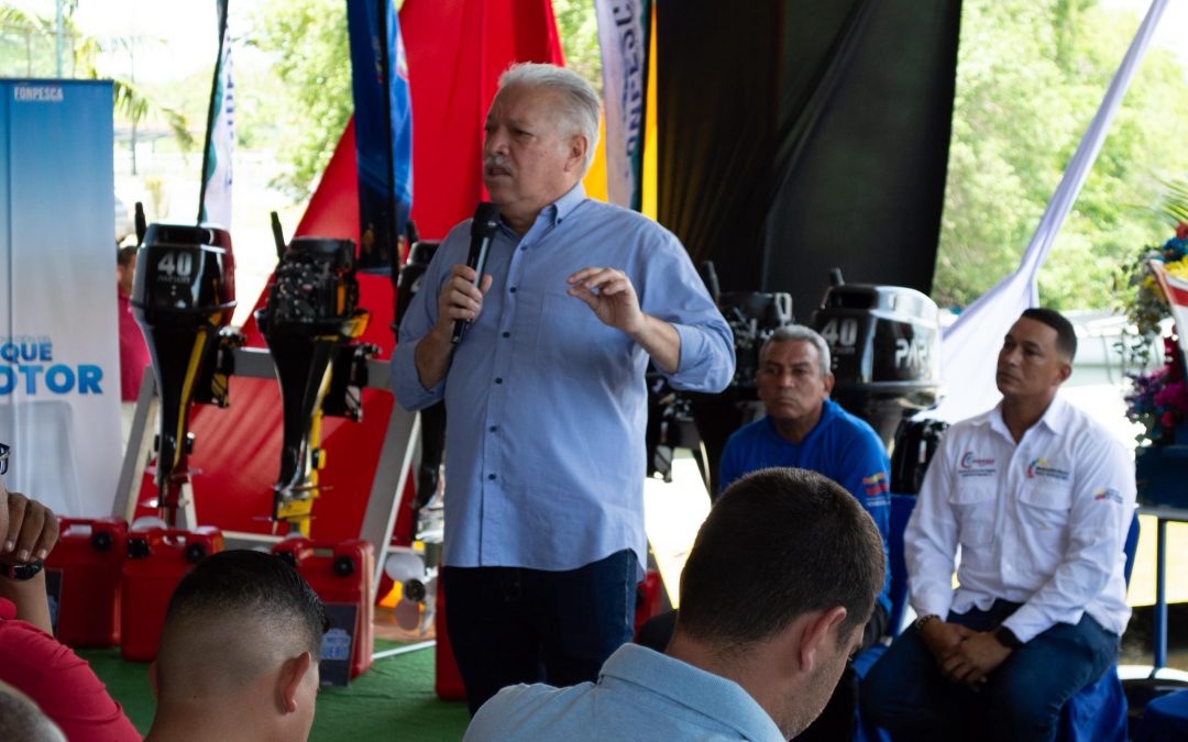 Juramentan en Miranda Unión Nacional de Pescadores y Acuicultores y entregan motores financiados