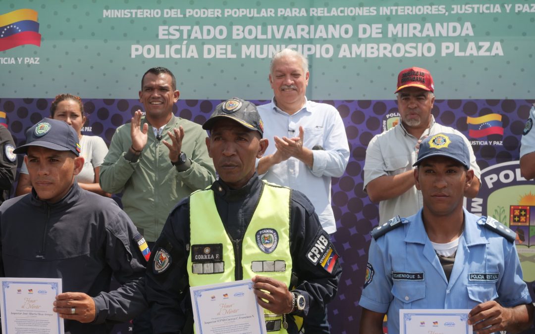 Cuadrantes de Paz en Guarenas reciben dotación de patrullas motorizadas y equipos de protección