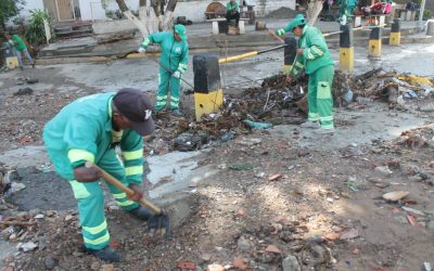En Guarenas desplegaron equipos de mantenimiento tras intensas lluvias