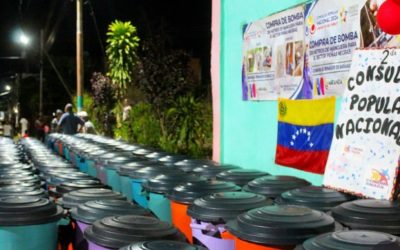 Comuna El Renacer de Araguita recibió pipotes para almacenamiento de agua
