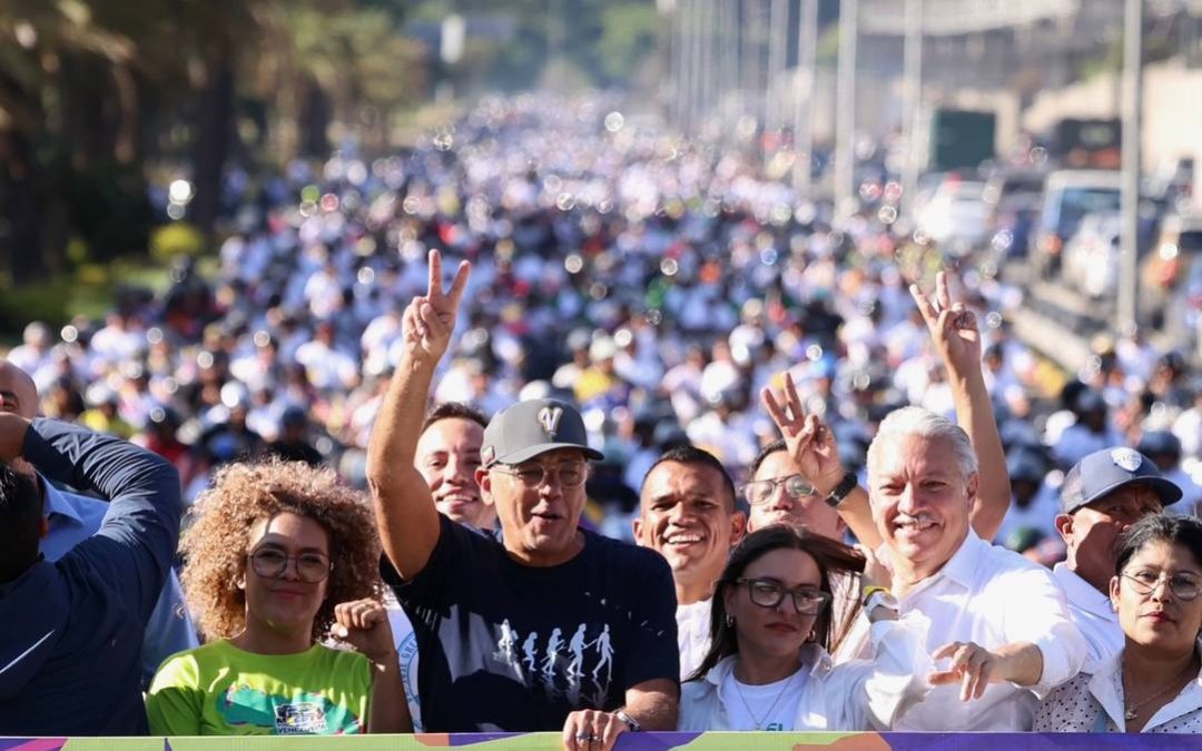 Peregrinación por la paz  y el cese de las sanciones llegó a Miranda