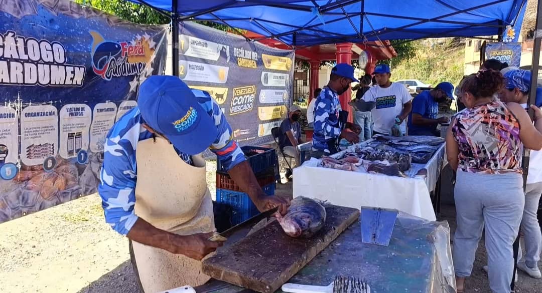 Más de 15 toneladas de pescado fueron distribuidas en Miranda en el primer trimestre de 2026