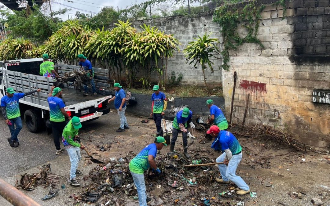 PC Miranda evalúa daños por fuertes lluvias en Altos Mirandinos y Valles del Tuy