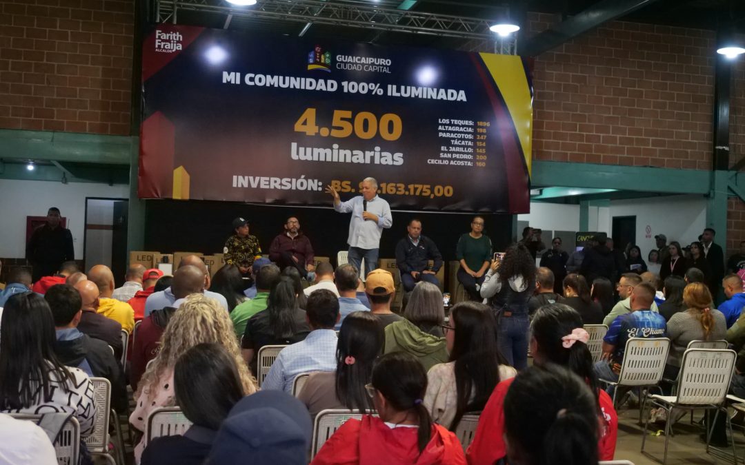 Inicia Plan de Alumbrado Guaicaipuro 2026 con la entrega de 4.500 luminarias en Los Teques