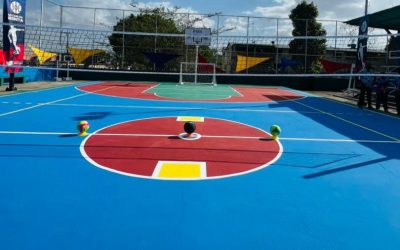 Reinaugurada cancha de usos múltiples Polideportivo Dos Lagunas del municipio Independencia