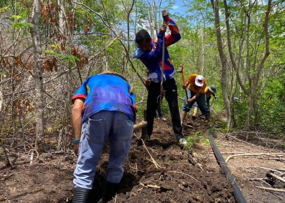 Iniciaron trabajos de instalación de tuberías de agua potable en Ciudad Betania