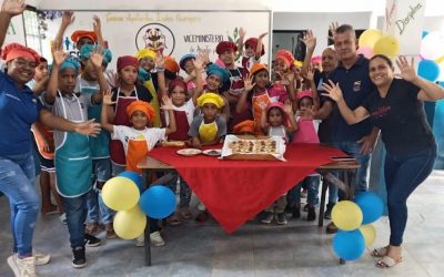 Niños de Yare aprenden repostería con talleres de mini-donas
