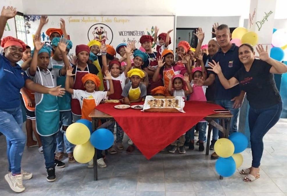 Niños de Yare aprenden repostería con talleres de mini-donas