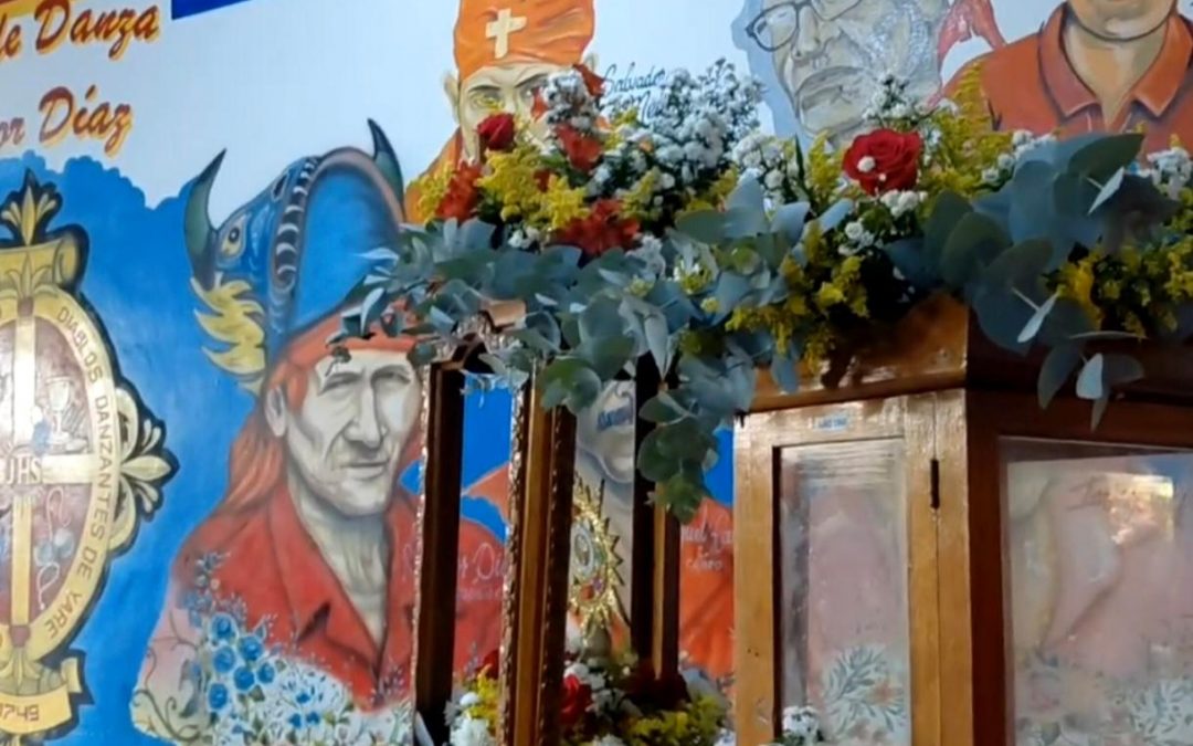 En San Francisco de Yare exhiben reliquias de Diablos Danzantes en Corpus Christi