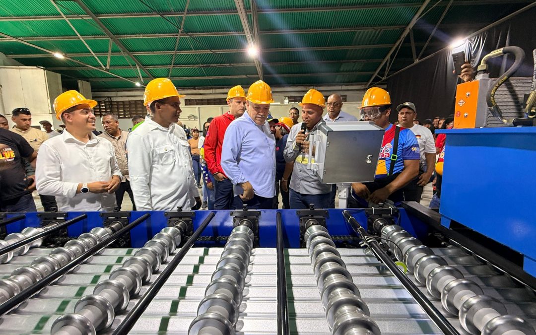 Inauguran en Acevedo la primera fábrica comunal de láminas de zinc de Miranda