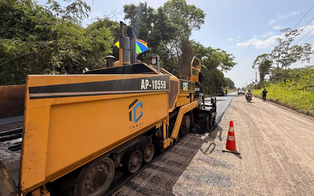 Vialidad de Curiepe se renueva con 1.800 toneladas de asfalto colocadas