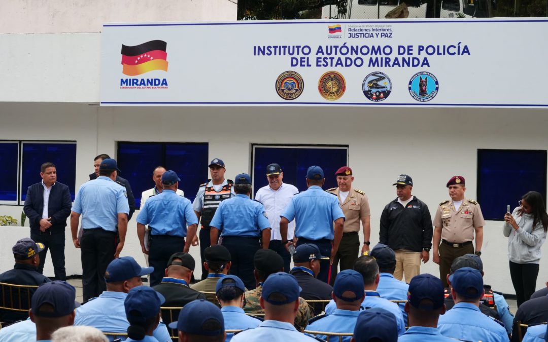 Policía de Miranda celebró 30 años con entrega de espacios renovados