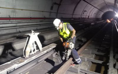 Metro Los Teques optimiza vía férrea en túnel Carrizalito