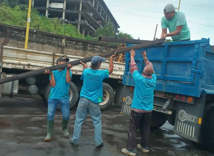 Comunidad Gamelotal recibirá tuberías para consolidación de rehabilitación de su cancha techada