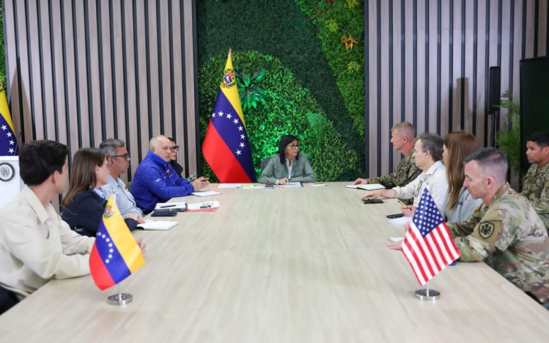 Presidenta Delcy Rodríguez se reunió con el líder del equipo de rescate de EE.UU